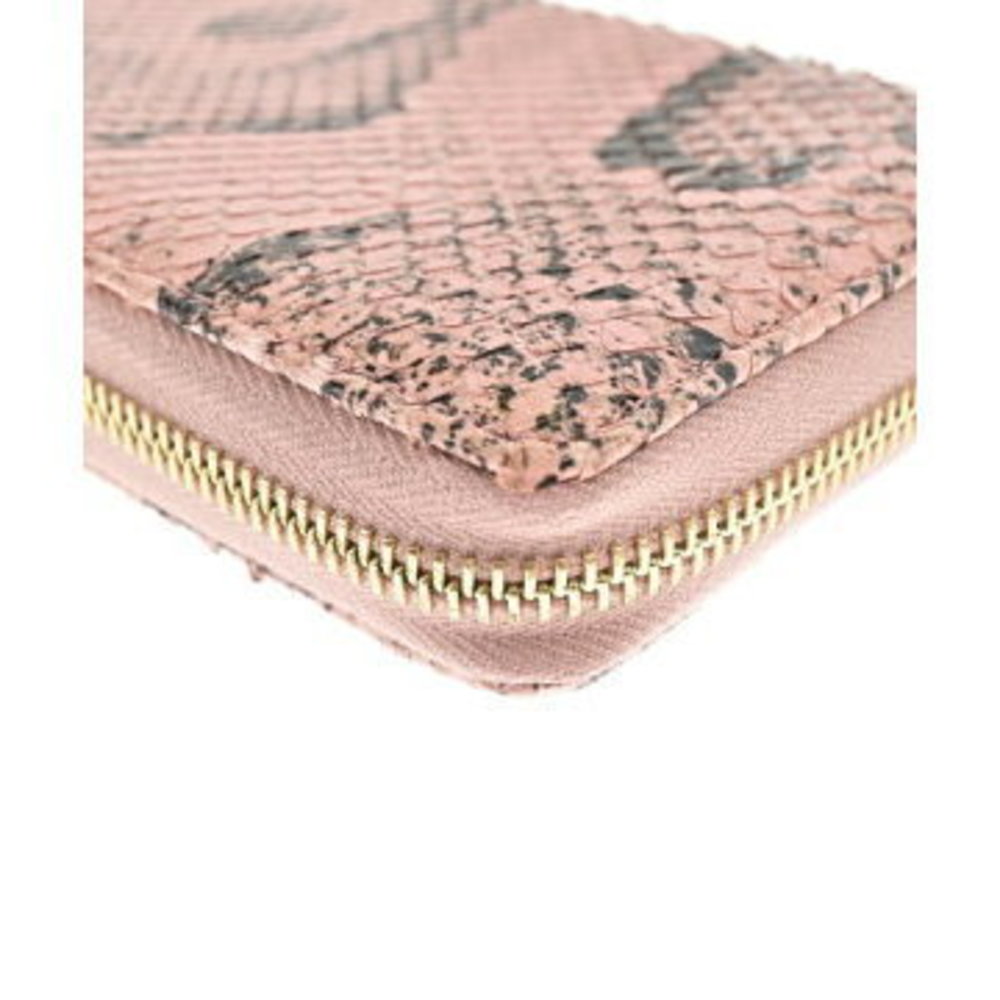 Gucci Black Python Case Wallet Pink - image 7